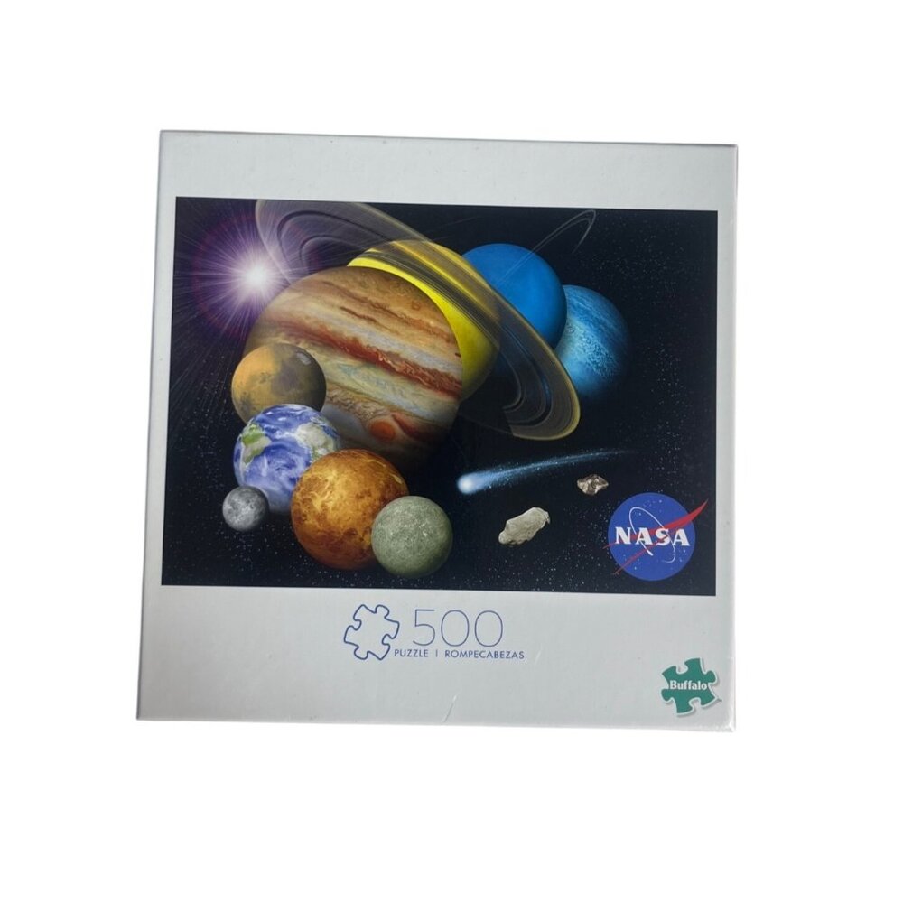 Buffalo Games 500-Piece NASA Solar System Puzzle Vibrant Planet